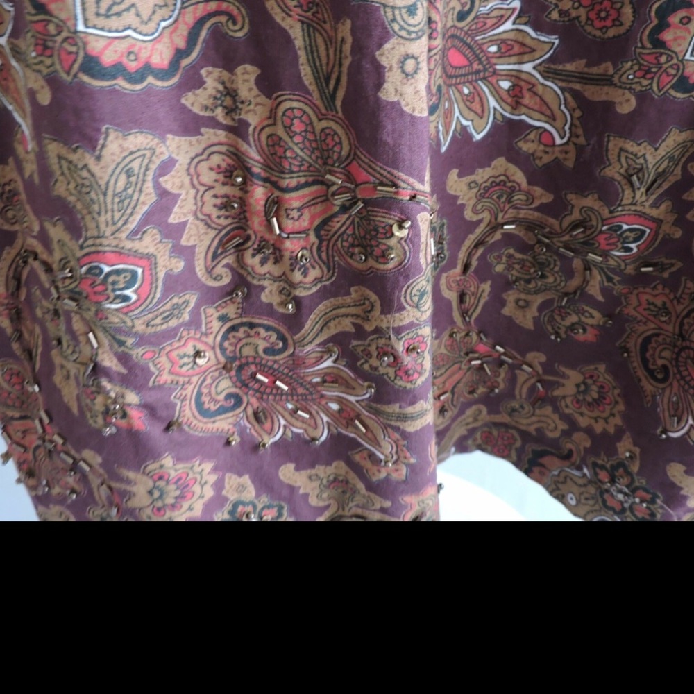 Ishyu Boho Paisley Skirt Womens 6 - Picture 4 of 8